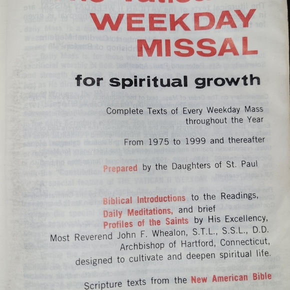 Vintage, The Vatican II Weekday Missal St Paul Edition - Picture 2 of 10
